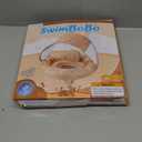 Swimbobo Inflatable Baby Swimming Float with Safe Seat and Canopy for Age 6-36 Months Toddler (Beige Dog)