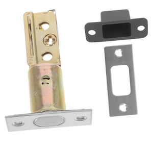 Bathroom Door Latch Accessory Invisible Door Lock Body Single Tongue Design Stainless Steel