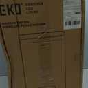 EKO Madison Matte Black Stainless Steel 13.2 Gal/50L Kitchen Step Trash Can or Recycling Bin, Removable Inner Liner, Soft Close Lid, Fingerprint Resistant Finish