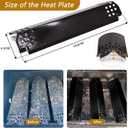 Grill Replacement Parts for Nexgrill 720-0896B 720-0896C 720-0882A 720-0896 720-0925 720-0896E, Burner Tubes, Heat Plate Shields, Carryover Tubes, Ignitors for Nexgrill 720-0925P Replacement Parts.