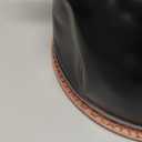 LONFFERY Tea Kettle for Stove Top, 2.5 Quart Whistling Tea Kettle, with Food Grade Stainless Steel and Wood Pattern Folding Handle, Black