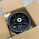 CheeMuii 7 Inch Lawn Mower Wheels 2 Pack 7" Push Mower Wheels with Bolts Gaskets and Lock Nuts Kit Fit for Most Standard push Lawn Mowers/Generator/Garden Tiller/Handtruck