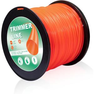 130 Trimmer Line Heavy Duty Commercial Grade Round 0.130 Inch String Trimmer Line,Weed Eater String .130Inch-446Ft-3Lb Fits Most of String Trimmer(130" 3LB Round)