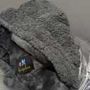 Waterproof Pet Blanket, Liquid Pee Proof Dog Blanket for Sofa Bed Couch, Reversible Sherpa Fleece Furniture Protector Cover for Small Medium Large Dogs Cats, Dark Gray Small40" x 28"