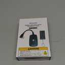 DEWENWILS Outdoor Timer Outlet Waterproof, Outdoor Timer for Lights, 100 ft Remote Control with 2 Grounded Electrical Outlets for Outdoor String Lights, 15A 1/2HP UL Listed