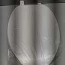 Bemis 170 Durable Plastic Toilet Seat, Elongated, White