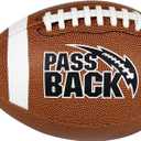 Passback Official Composite Football, Ages 14+, High School Training Football, (Ships Deflated)