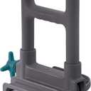 Medline Deluxe Plastic Tub Grab Bar, Microban Protection, 250lb Weight Capacity, Grey (Gray)