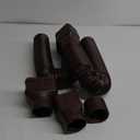 7ft Long Gutter Downspout Extensions, Outer diameter 3" Gutter Extensions for Downspout,Flexible Drainage Pipe Suitable for 2"3" and 3"4" Downspout,Flexible Pipe Stretched Length 7ft (2 Pack), Brown 