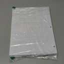 3-Hole Dotted Paper Refills, Letter Size 100Sheets / 200Pages Loose-Leaf Paper, 100gsm, White, 8.5'' x 11''