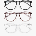 IBOANN Iconic Blue Light Glasses for Woman - Computer Glasses up to 99% Blue Light Blocking - Anti Eyestrain & UV Glare