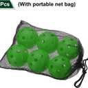 PATIKIL Outdoor Pickleball Balls Holes Pickleball Pickleball Balls, for Amateurs, Indoor and Outdoor Sport,