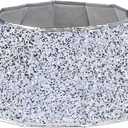 Blissun Christmas Tree Collar, Sequin Christmas Tree Skirt, Foldable Christmas Tree Ring, Xmas Tree Stand Base Cover for Christmas Tree Decoration (Silver, Round)