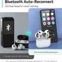 AGPTEK A02 MP3 Player with Bluetooth 5.3, 1.8 inch Screen Portable Music Player with Speaker, FM Radio, Voice Recorder, Supports Expanded Up to 128GB(Black, 32GB)