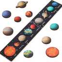 Zeoddler Solar System Puzzle for Kids 3-6, Wooden Space Toys, Planets for Kids, Preschool Learning Activities, Gift for Boys, Girls