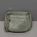 KITEVIUN Crossbody Bags for Women Trendy Leather Crossbody Purse Shoulder Handbags Butterfly Design, Green