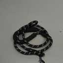 Amazon Basics Round Dog Leash, Heavy Duty, Durable Rope for Small, Medium, and Large Dogs, Lightweight Design for Walking, Training, and Outdoor Activities, Black, 6 Ft