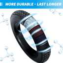 OUXI 20x4.0 Fat Tire Tube, Puncture Resistant Folding MTB Replacement Tire, 20x4.0 Fat Tyre for MTB and Ebikes, All-Terrain Directional Tread Bicycle Tires and Tubes
