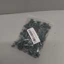 Mudder 200 Count Replacement Christmas Tree Light Bulbs 2.5v 0.425 Watt Mini Replacement Light Bulb Incandescent Wire String Lights Prelit Xmas Tree Decoration(Green Base with Pastel Color Bulb)