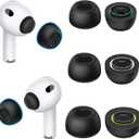 Memory Foam Ear Tips Compatible with AirPods Pro 3, Super Comfort, Enhanced Noise Cancellation, Secure fit, Foam Replacement Ear Tips with Portable Storage Box (S/M/L)