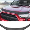 Hood Protector for 2010-2024 Toyota 4Runner Hood Deflector Guard Soft TPE Material Hood Shield Trim for 4 Runner Exterior Accessories