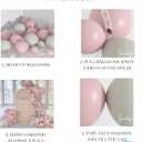 Soonlyn Bow Balloon Arch kit 13ft 12In for Coquette Baby Shower Decorations with Bow Foil Balloon, Pink Bow Ribbon 28pcs for Coquette Birthday Decorations Bridal Shower Bachelorette