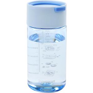 9 oz Tritan Colored Water Bottle,Infuser Small Water Bottle,Lightweight,Resuable,Leak Proof,Wide Opening,Cute and Clear(Light Blue)