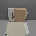 Large Toy Storage Box with Lid, Sturdy Toys Storage Chest Bin Organizer Basket with Dividers for Kids, Boys, Girls, Nursery, Closet, Bedroom, Playroom 25"x13" x16" (Beige and White)