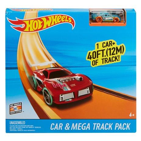 HOT WHEELS CAR & MEGA TRACK PACK