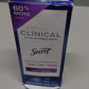 Secret Clinical Strength Antiperspirant Deodorant for Women, 3X Stress Protection, 72hr Sweat & Odor Protection, PH Balancing Minerals, Invisible Solid, Clean Lavender Scent, 2.6 oz (2.6 Ounce (Pack of 1))