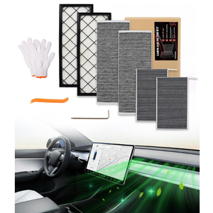 HEPA Intake Filter & Activated Cabon Cabin Air Filter for Model Y 2020-2026
Fit Model Y Juniper Refresh Accessories (Premium/Performance) | Last for up to 18,000 miles of use | 10-min install