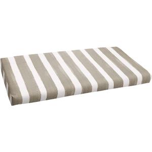 Sorra Home Nico Outdoor/Indoor Bench Cushion, 42 x 20 x 2, Tan