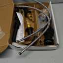 Delta Nicoli Matte Black Bathroom Faucet 3 Hole, 8 Inch Widespread Bathroom Sink Faucet for Vanity, Push-Pop Drain Assembly, Matte Black 35894LF-BL