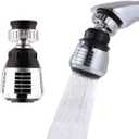 2 Pack Faucet Filter Aerator Sprayer, Sink 360 Swivel Water Tap Saving Diffuser for Kitchen Bathroom (Short)