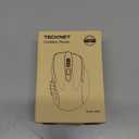 TECKNET Wireless Mouse, 2.4G Ergonomic Optical Mouse, Computer Mouse for Laptop, PC, Computer, Chromebook, Notebook, 6 Buttons, 24 Months Battery Life, 2600 DPI, 5 Adjustment Levels - Black