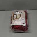 ELKCA 39Inches Burgundy Red Valance for Festival Holiday Thick Chenille Window Curtains Valance for Living Room, Rod Pocket, 1 Panel