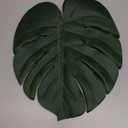 Vibe 50pcs Large Tropical Palm Leaves - Artificial, 13.8" by 11.4" for Luau Jungle Hawaii Theme Party Decorations1