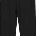 Weintee Women's Plus Size Wide Leg Sweatpants with Pockets, XX-Large Plus, Black