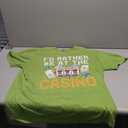 Funny Casino Gambling Art Men Women Las Vegas Slot Machine T-Shirt (Small, Green)
