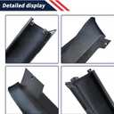 Side Skirts ZL1 Style Gloss Black Painted 1 Pair Compatible with Chevy Camaro 2016-2022 LT SS RS (Coupe and Convertible Model), Body Kit Rocker Panel Extension Guard Splitters (ABS Plastic)