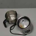 Milk Frother and Steamer, Large Capacity Detachable Electric Milk Frother, Automatic Warm and Cold Foam Maker, Stainless Steel Jug, BPA Free