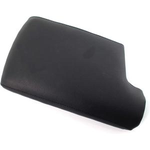 Leather Synthetic Armrest Center Console Armrest Lid Cover for E90 E92 2005-12 (Black)