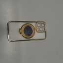 ZXDK Mirror Kickstand Glitter Diamond Case for iPhone 15 14 13 12 Pro Max,Magnetic Stand Holder,Camera Lens Protector Compatible with Magsafe, Rhinesetone Bing Cover Case (Gold,for iPhone 15 Pro Max)