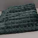 BEDELITE Emerald Green Throw Blanket for Couch and Bed- Super Soft and Warm 3D Checkered Fluffy Fuzzy Fleece Blanket, Luxurious Plush Cozy Blanket for Room Decor Spring, 50x60 inches