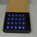 20PCS Closed End Lug Nuts M12X1.5 Wheel Rims Lug Nuts +Socket (Bule) (Blue)