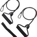 ONIPAX 1 Pair Stepper Resistance Bands with Handles & Connecting Strap  Workout & Exercise Bands for Strength Training, Muscle Toning, Home Gym Fitness Equipment
