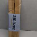 Wooden Curtain Rods for Windows 32-45inches Curtain Rod Diameter 1 Inch, Wood Decorative Treatment Single Window Rods - Square Imitation Wood Grain Finial 1 Pack