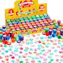 JOYIN 50 Pcs Assorted Stamps for Kids - Self-Ink Stamps with 50 Designs for Birthday Party Favor, Carnival Prizes, School Stampers, Goodie Bag, Valentine's Day (Zoo, Holiday Stampers)
