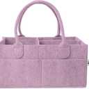 Mr. Pen- Baby Diaper Caddy Organizer, Orchid Mist, Baby Caddy Organizer with Handle, Compact Size, Collapsible & Portable (1 Pack, Regular)