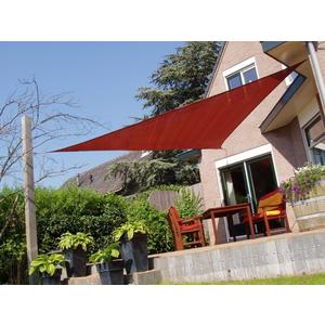 LyShade14' x 14' x 14' Terracotta Colour Triangle Sun Shade sail Canopy Awning for Garden Deck Pool Patio pergola Backyard Sandbox Outdoor Sun shade-90% Sun Shade, Higher u.v. Block